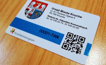 Karta zastąpi papierowe potwierdzenie przekazania odpadu do PSZOK